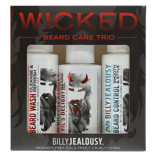 BILLY JEALOUSY WICKED SET WASH/CONTROL/DEVIL DELIGHT OIL