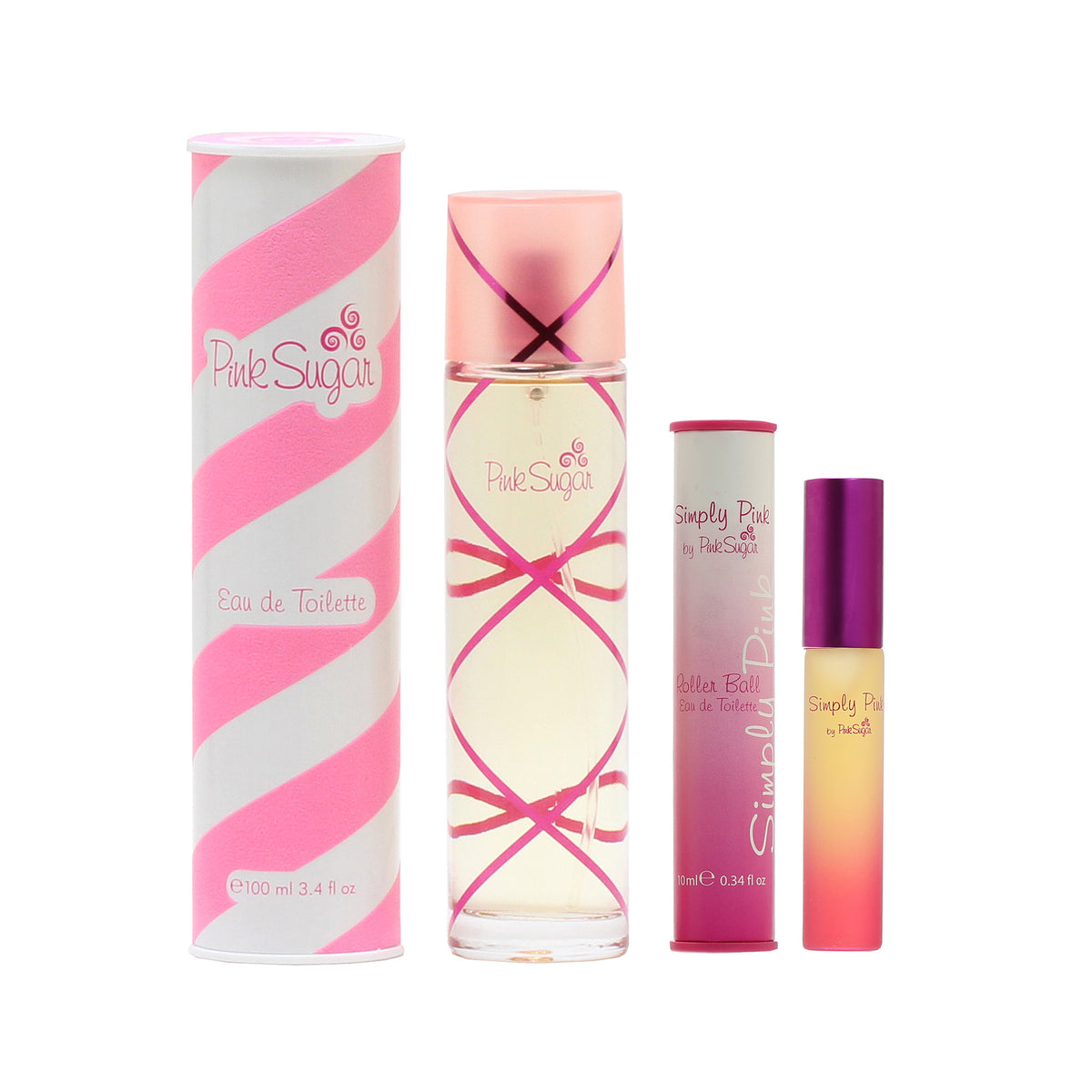 Duo Aquolina Pink Ladies 3.4 OZ + Simply Pink Ladies .33 OZ Rollerball