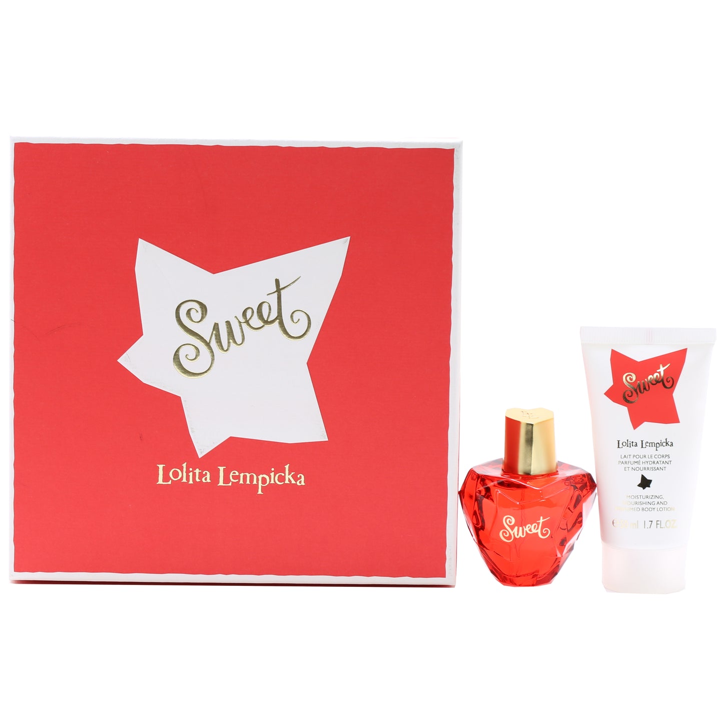 LOLITA LEMPICKA SWEET SET- 1 OZ EDP/ 1.7 OZ BODY LOTION