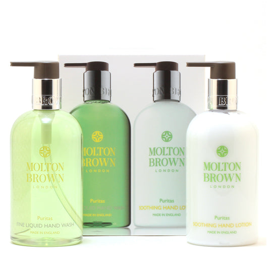 MOLTON BROWN PURITAS HAND WASH10 OZ & HAND LOTION 10 OZ