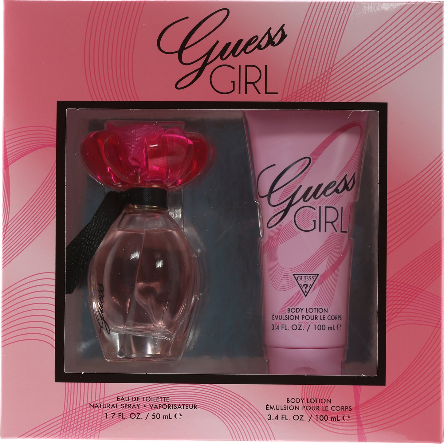 GUESS GIRL LADIES SET 3.4 EDT/ 6.7 BL/0.5 TRAVEL SPRAY