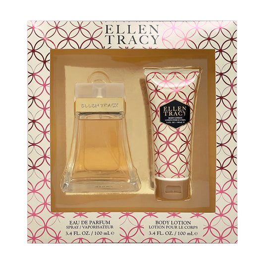 ELLEN TRACY CLASSIC LADIES SET-3.4 OZ EDP/ 3.4 OZ BODY LOTION