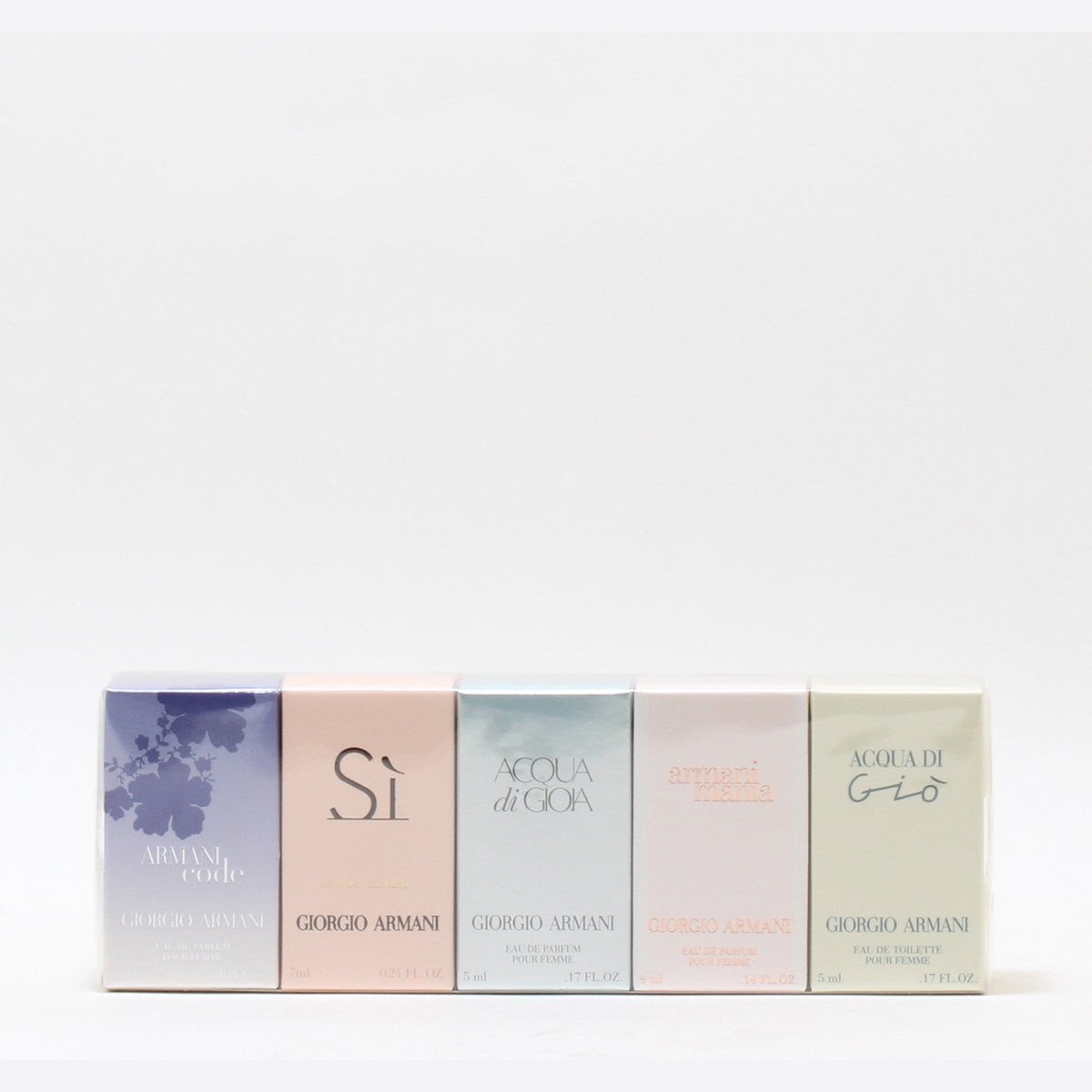 Armani Mini Coffret Ladies Code/Si/Di Gioia/Mnia/Di Gio