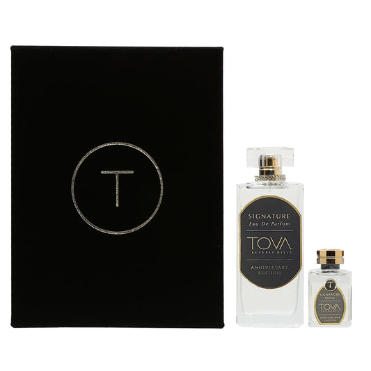 TOVA SIGNATURE ANNIVERSARY EDITION SET- 3.4 OZ SIGNATURE EDP NATURAL SPRAY VAPROISATEUR, .5 OZ SIGNATURE PERFUME