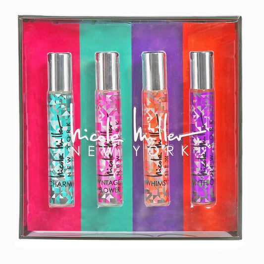 NICOLE MILLER NY 4 FRAG ROLLERSET MYTHIC/CHARM/VIN FLOW/WHIM