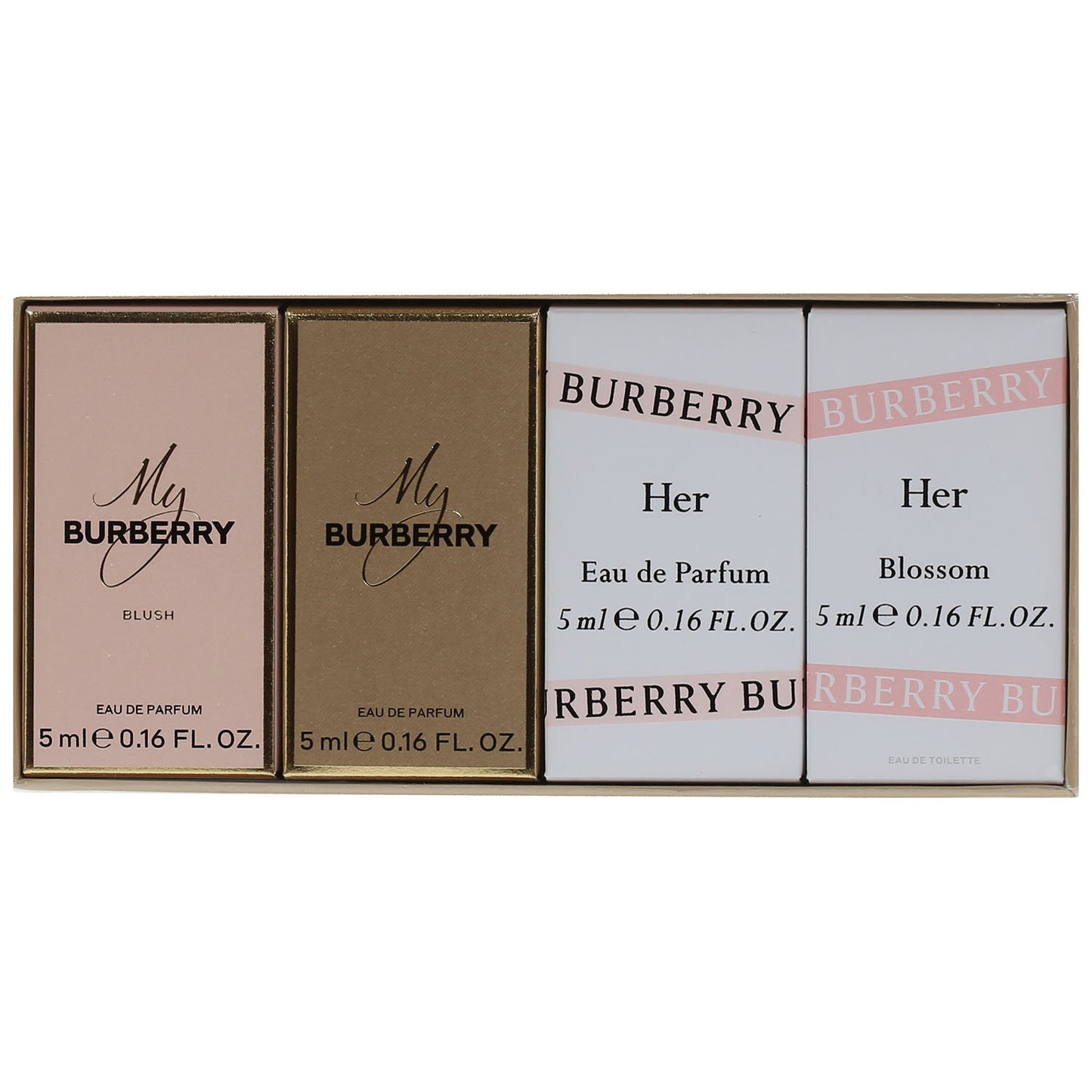 BURBERRY HER SET .17 EDP/ BLOSSOM/BLUSH/MYBRBRY