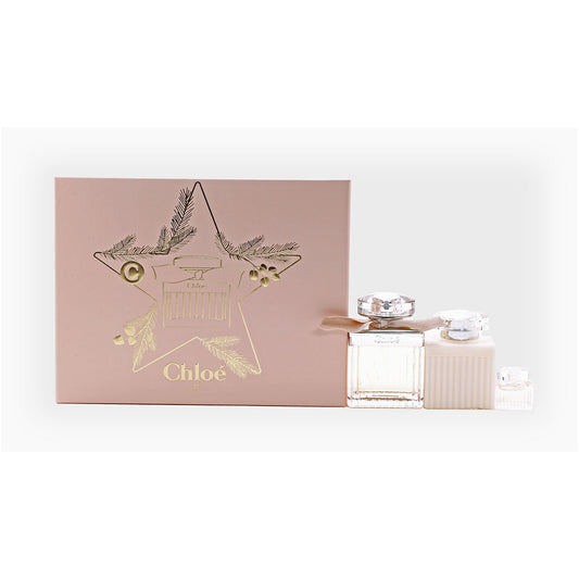 CHLOE SIGNATURE SET/ 2.5 EDP, 3.4 BODY LOTION, .16 EDP