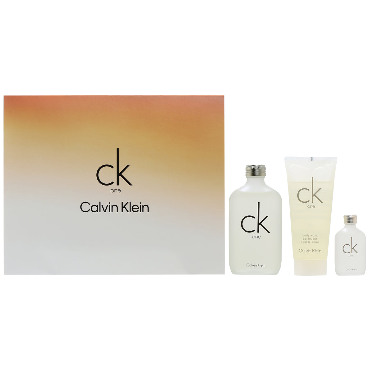 CK One by Calvin Klein UNISEX3.4 OZ Spray/ 3.4 OZ Body Wash