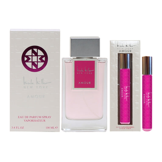 3.4 OZ AMOUR EDP/ .33 OZ AMOUR ROLLERBALL