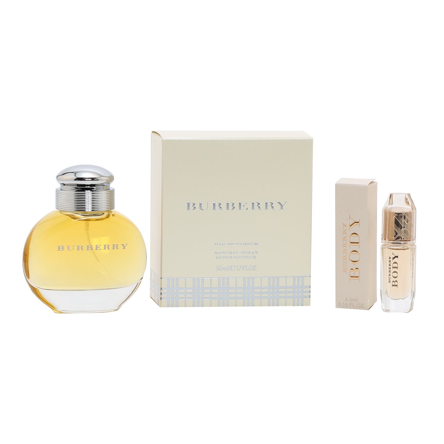 DUO BURBERRY CLASSIC LADIES1.7 EDP SPRAY/.15 BUR BODY