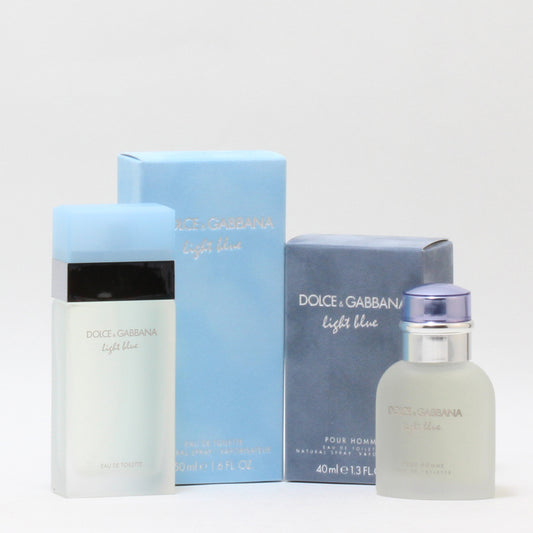 Duo Dolce & Gabbana Light Blue Ladies 1.6 OZ EDT + Mens 1.3 OZ EDT Spray