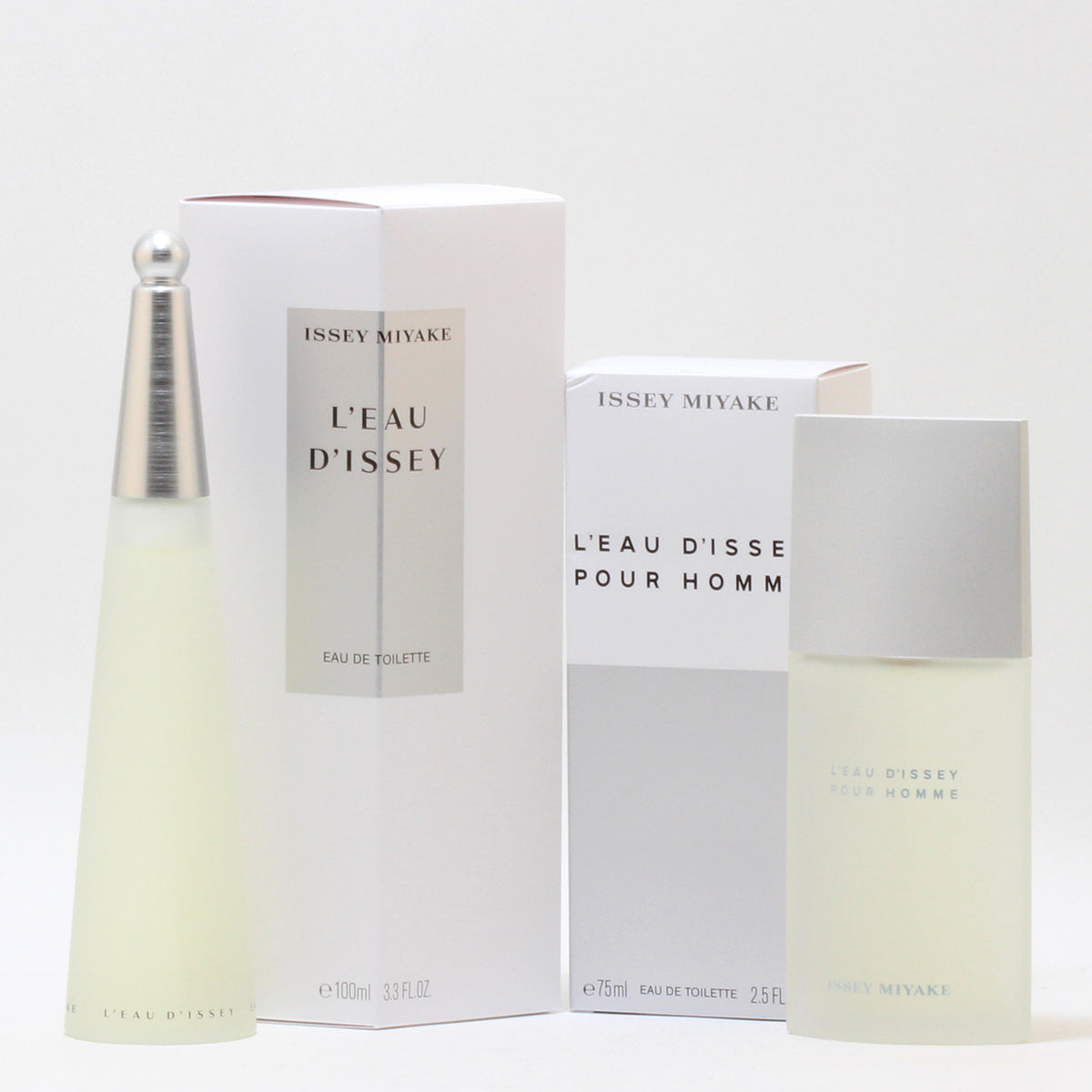 Duo L'Eau D'Issey Ladies 3.3 OZ EDT + L'Eau D'Issey Homme 2.5 OZ EDT Spray