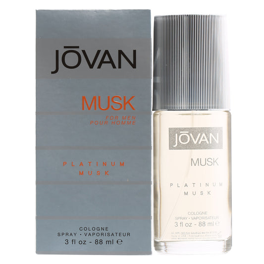 JOVAN PLATINUM MUSK COLOGNE SPRAY FOR MEN