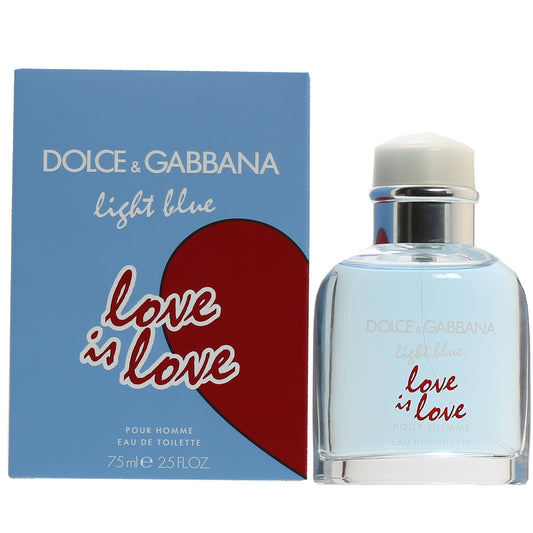 DOLCE & GABBANA LIGHT BLUE LOVE IS LOVE MENS EDT SPRAY