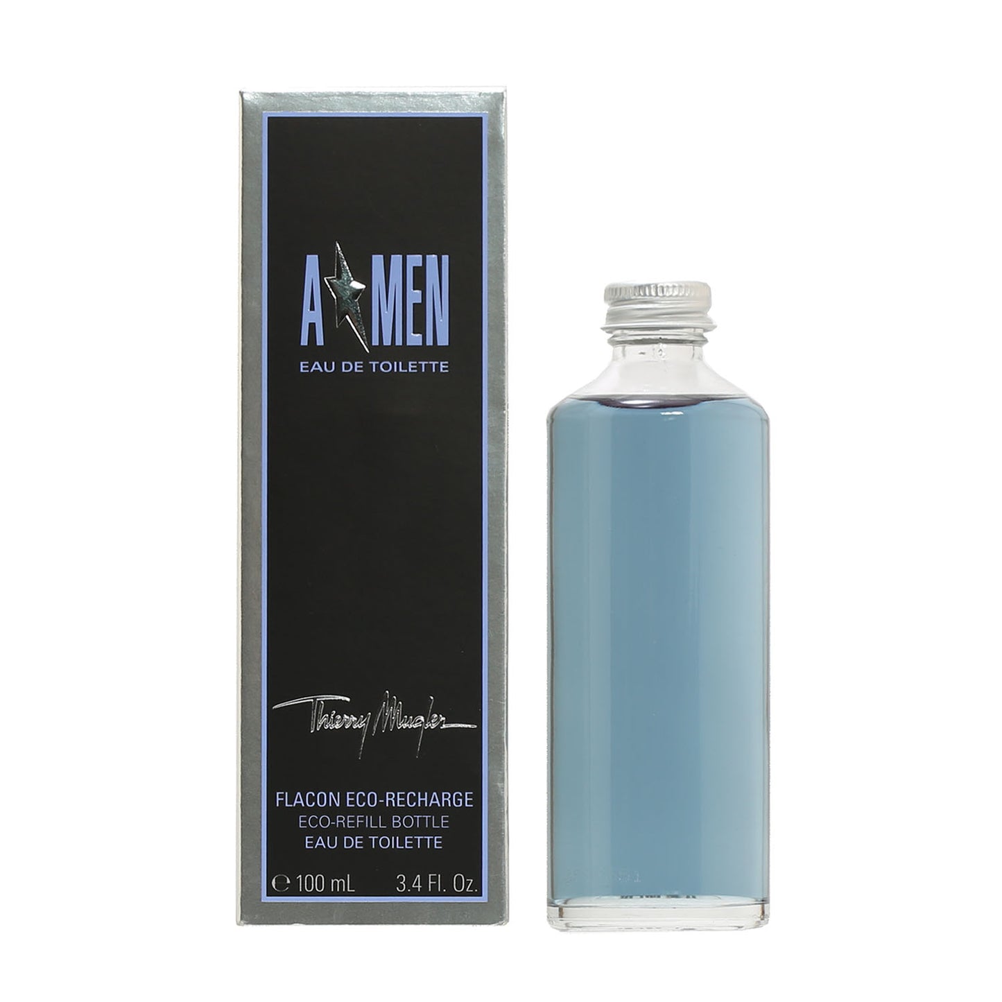 ANGEL A MEN by THIERRY MUGLER EDT SPRAY (RUBBER) REFILLABLE