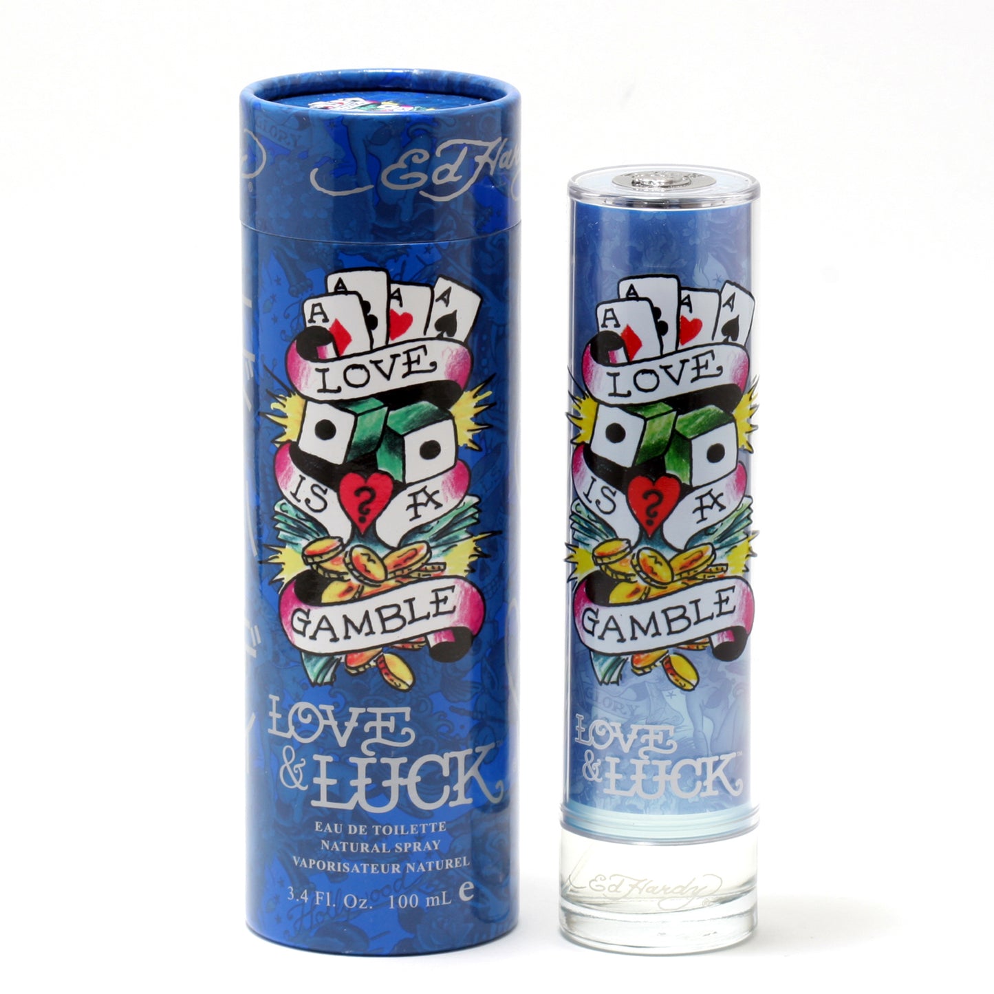 LOVE AND LUCK MEN by ED HARDY - EDT SPRAY