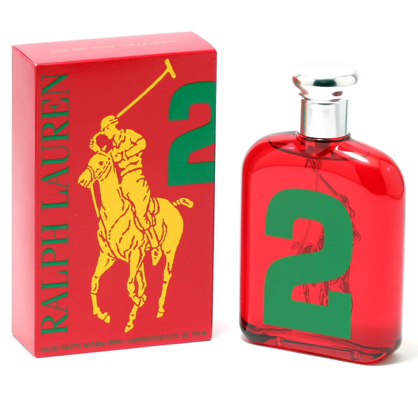 POLO BIG PONY RED #2 MEN BY RALPH LAUREN EDT SPRAY