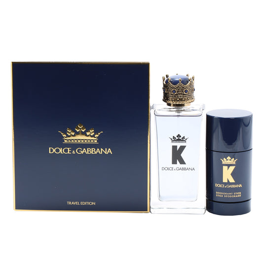 DOLCE & GABBANA K MENS SET 3.3 EDT/2.6 DEO STICK