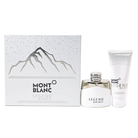 MONT BLANC LEGEND SPIRIT MENS SET 3.3 EDT/.25 EDT/2.5 DEO