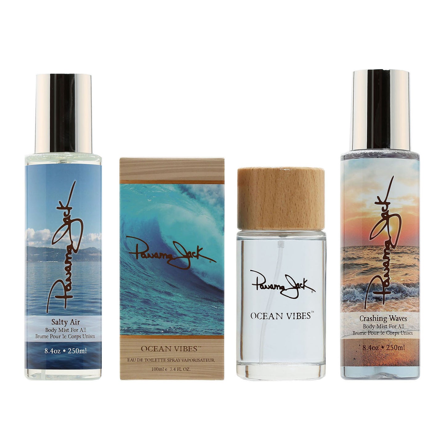 TRIO PANAMA JACK 3.4 SPRAY ISLAND COVE/OCEAN VIBE/PUR SUN