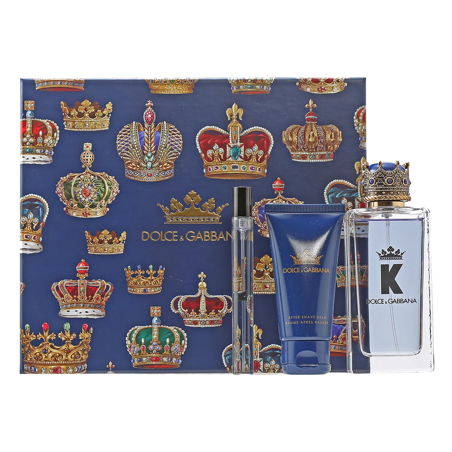 DOLCE & GABBANA K MENS SET 3.4 EDT/ 1.7 AS/ .33MINI