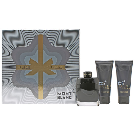 MONT BLANC LEGEND NGHT SET 3.4 EDP/ASB/MINI  HARD BOX