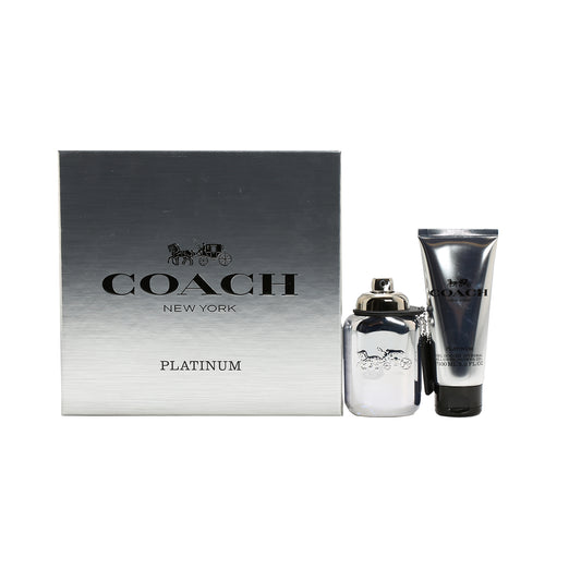 COACH PLATINUM MENS SET 2.0 EDP/3.3 ALL OVER SHOWER GEL