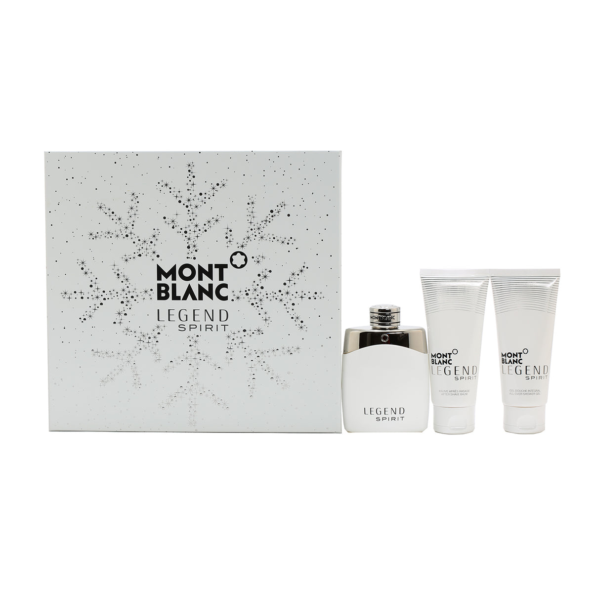 Mont Blanc Legend Spirit for Men 3.3 EDT/ 3.3 After Shave/ 3.3 Shower Gel