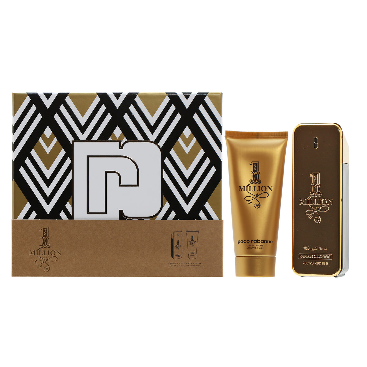 Paco Rabanne 1 Million Men SET3.4 EDT/Shower Gel