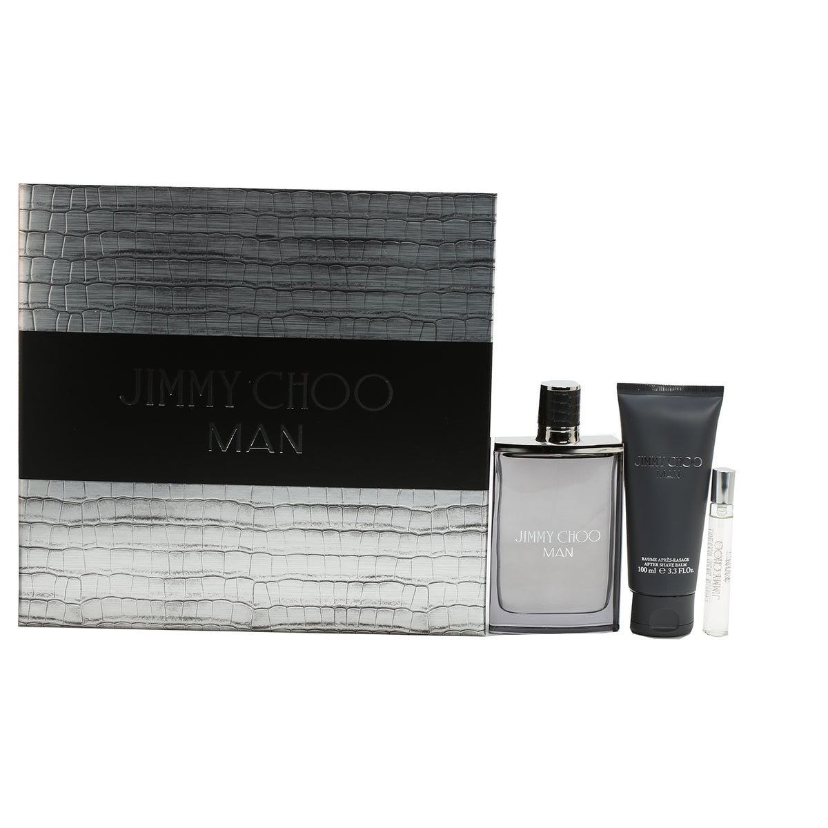 Jimmy Choo Man Set 3.3 OZ EDT/ .25 OZ EDT/ 3.3 After Shave