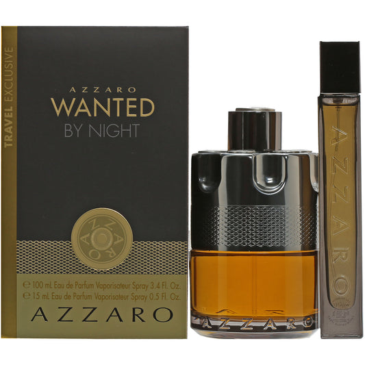Azzaro Wanted by Night 2PC Set 3.4 OZ EDP, .5 OZ EDP