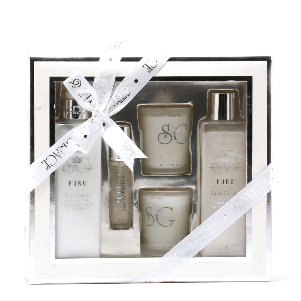 Puro Tranquil Bath Exper .51SPRAY/8.45BL/8.45 BC/Candles (2)