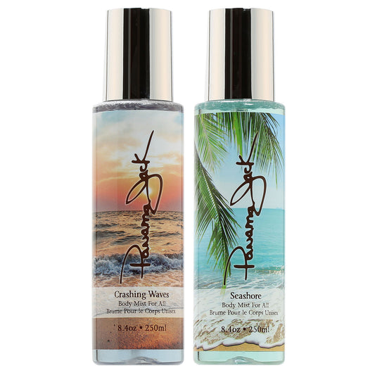 DUO PANAMA JACK CRASHING WAVES 8 OZ BODY MIST & SEASHORE 8 OZ BODY MIST