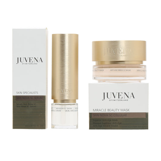 JUVENA MIRACLE BEAUTY MASK JAR 2.5 OZ AND SKIN NOVA SERUM 1 OZ