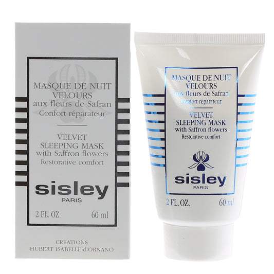 SISLEY VELVET SLEEPING MASK WITH SAFFRON FLOWERS