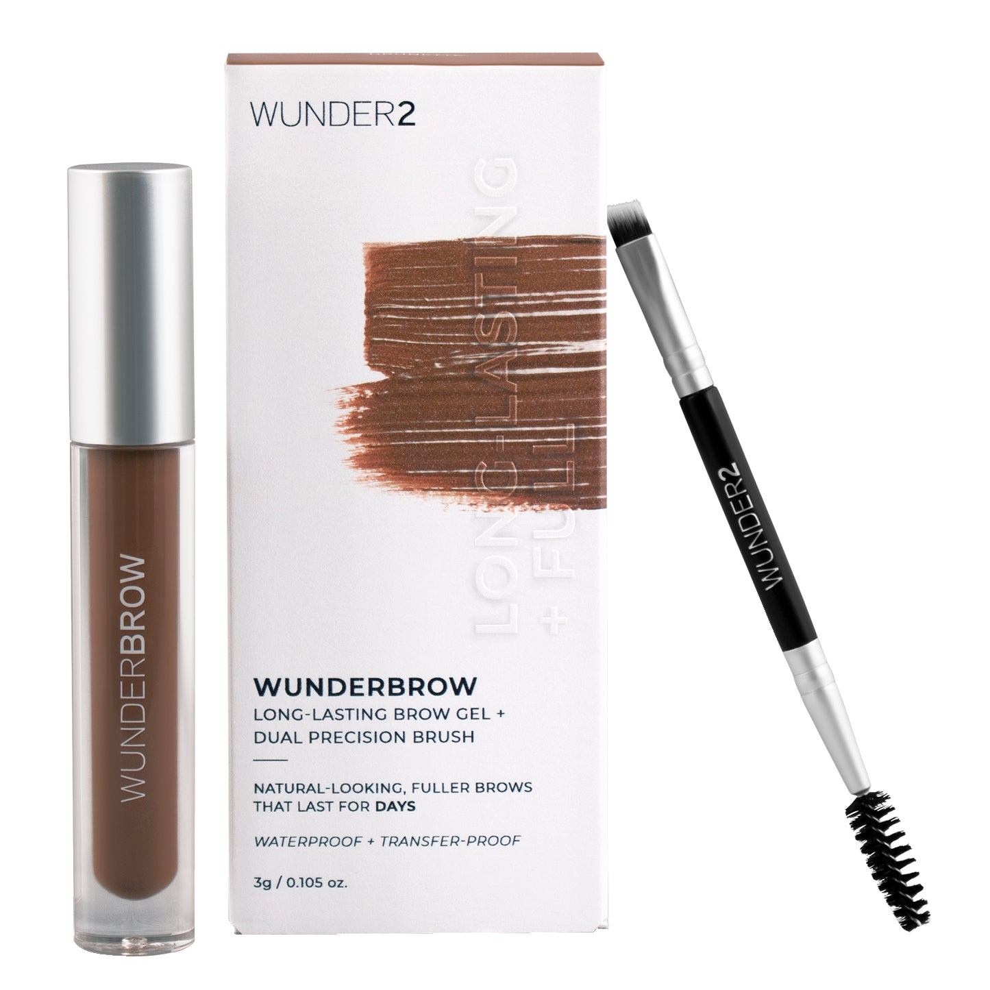 WUNDERBROW EYEBROW GEL-BRUNETTE