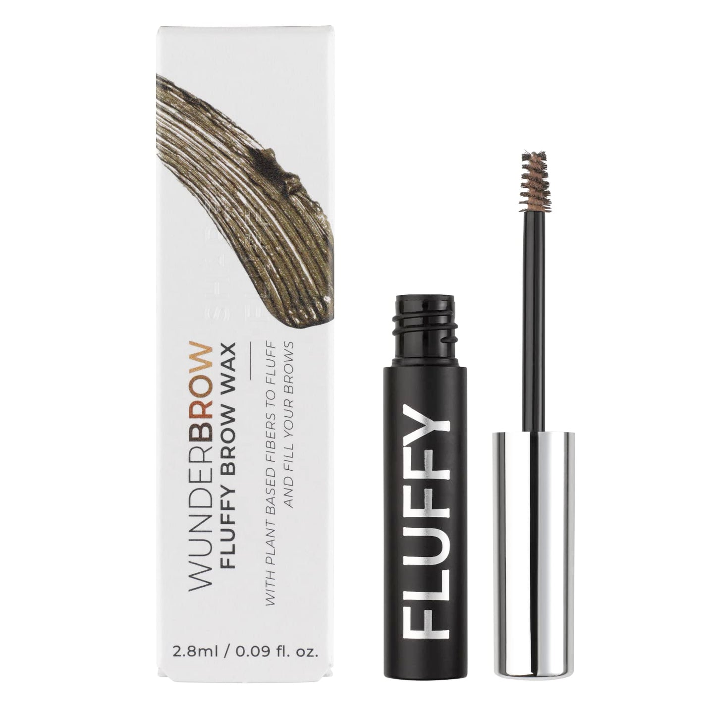 WUNDERBROW FLUFFY FIBRE BROWWAX BLACK/BROWN