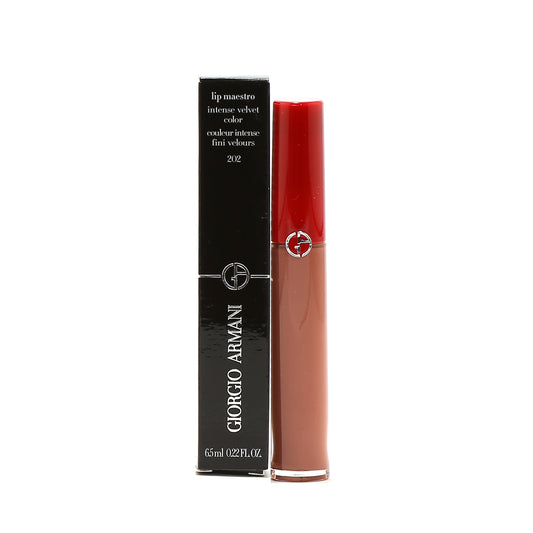 GIORGIO ARMANI LIP MAESTRO INT VELVET LIP GLOSS #202 CAFFE