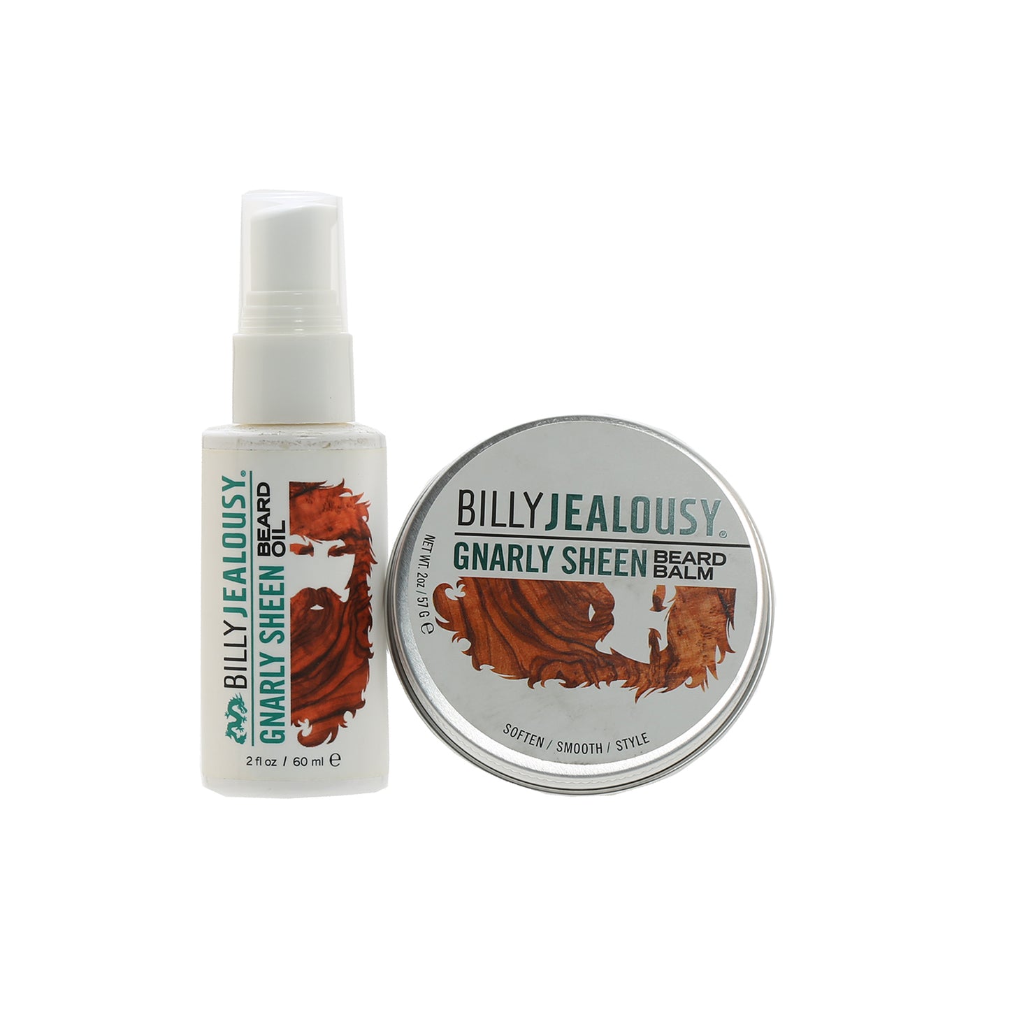 DUO BILLY JEALOUSY GNARLY SHEEN BEARD BALM &OIL 2 OZ